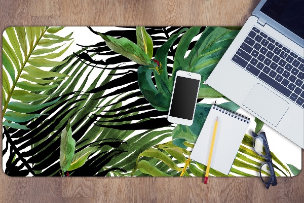 Protège bureau Feuilles tropicales