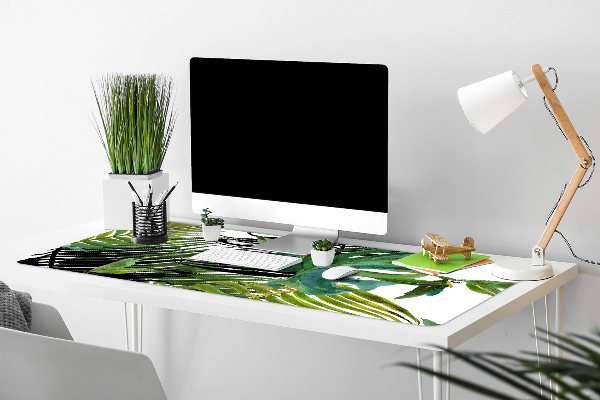 Protège bureau Feuilles tropicales