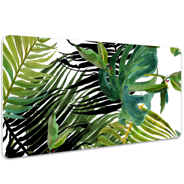 Protège bureau Feuilles tropicales
