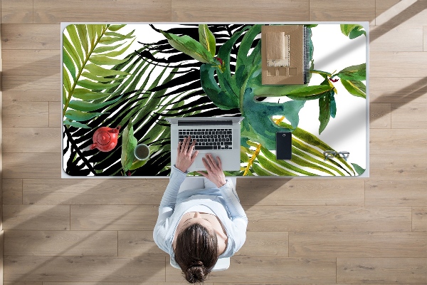 Protège bureau Feuilles tropicales