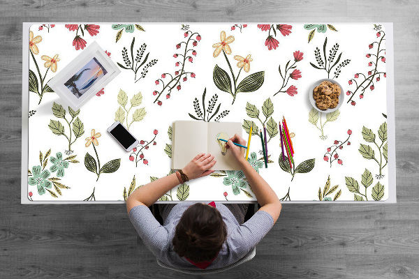 Tapis de bureau Baies et fleurs
