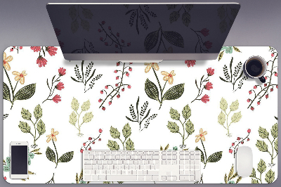 Tapis de bureau Baies et fleurs