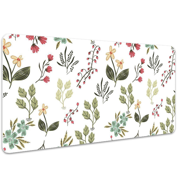 Tapis de bureau Baies et fleurs