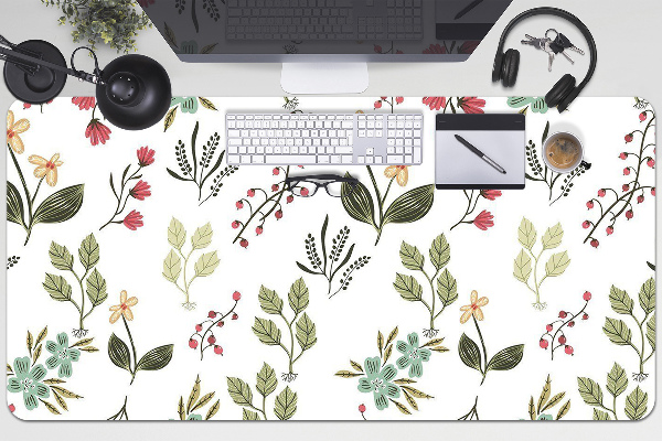Tapis de bureau Baies et fleurs