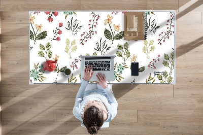 Tapis de bureau Baies et fleurs