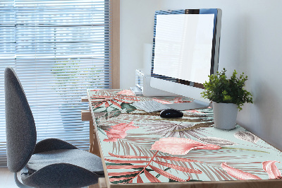 Sous-main bureau Fleurs pastel