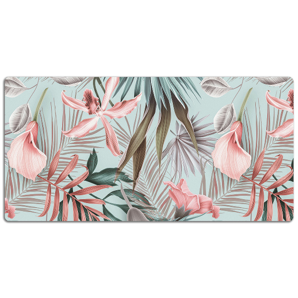 Sous-main bureau Fleurs pastel