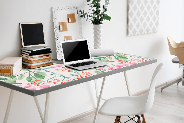 Sous-main bureau Feuilles de Rowan