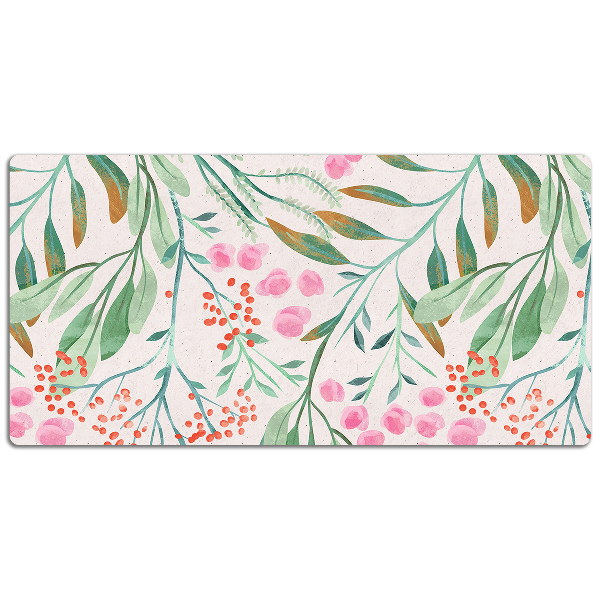 Sous-main bureau Feuilles de Rowan