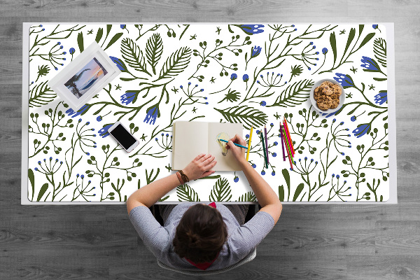 Sous main de bureau Fleurs