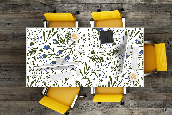 Sous main de bureau Fleurs