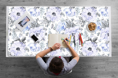 Tapis de bureau Roses bleues