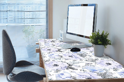 Tapis de bureau Roses bleues