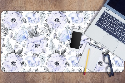 Tapis de bureau Roses bleues