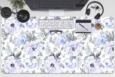 Tapis de bureau Roses bleues