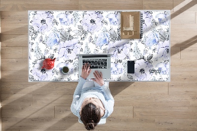 Tapis de bureau Roses bleues