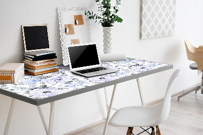 Tapis de bureau Roses bleues