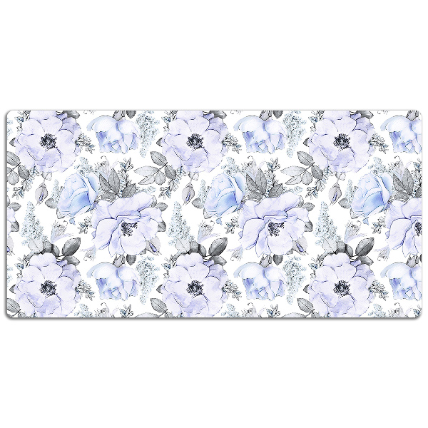 Tapis de bureau Roses bleues