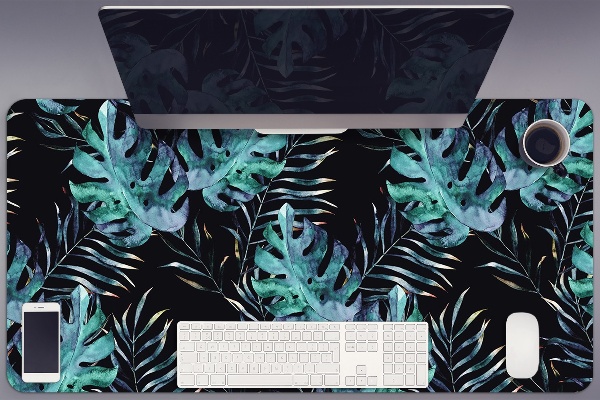 Sous main de bureau Feuilles sombres