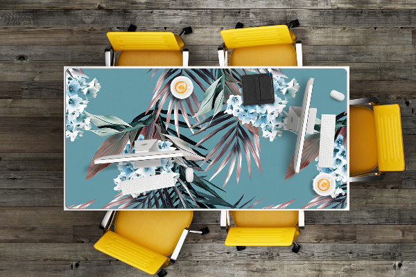 Tapis de bureau Image des feuilles