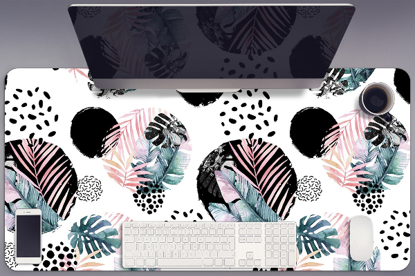 Protège bureau Feuilles d'abstraction