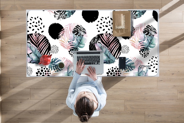 Protège bureau Feuilles d'abstraction