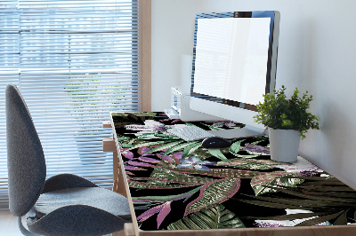 Sous-main bureau Fleurs de palmiers