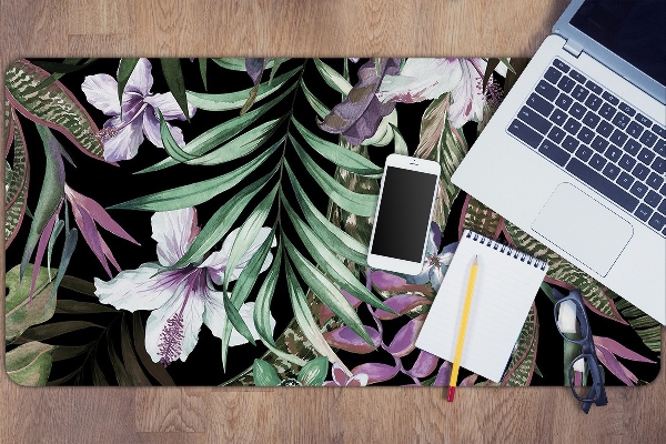 Sous-main bureau Fleurs de palmiers