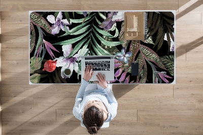 Sous-main bureau Fleurs de palmiers