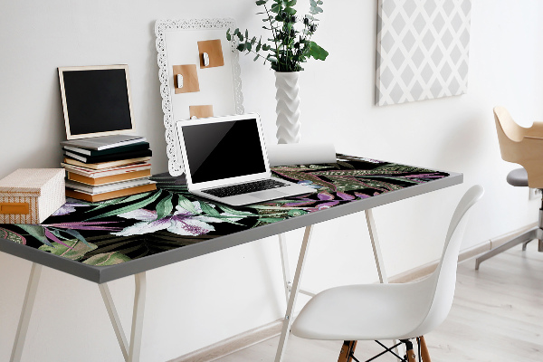 Sous-main bureau Fleurs de palmiers