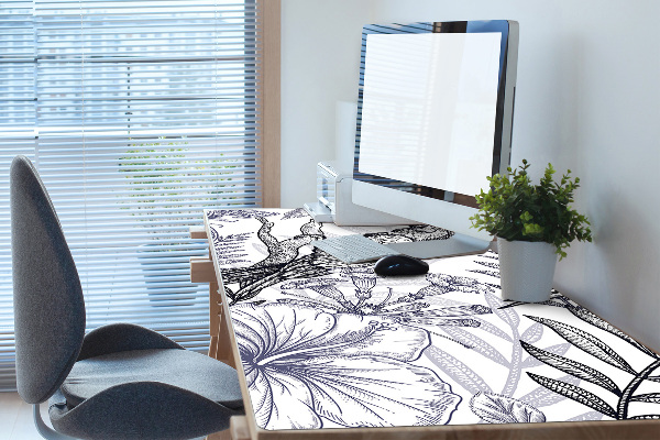 Tapis de bureau Perroquet dessiné