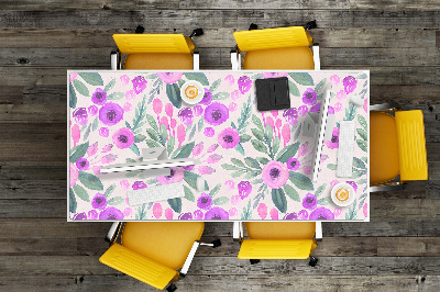 Sous main de bureau Motif floral