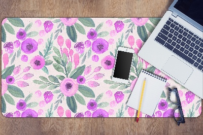 Sous main de bureau Motif floral