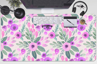 Sous main de bureau Motif floral