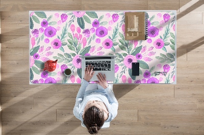 Sous main de bureau Motif floral