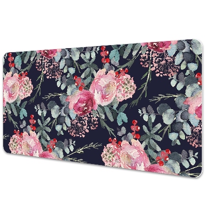 Tapis de bureau Fleurs et feuilles