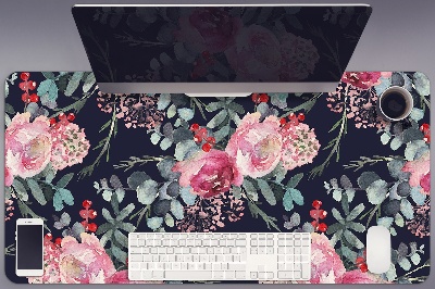 Tapis de bureau Fleurs et feuilles