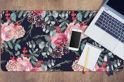 Tapis de bureau Fleurs et feuilles