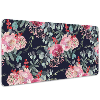 Tapis de bureau Fleurs et feuilles