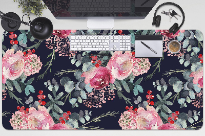 Tapis de bureau Fleurs et feuilles