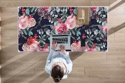 Tapis de bureau Fleurs et feuilles