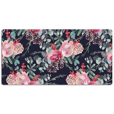 Tapis de bureau Fleurs et feuilles