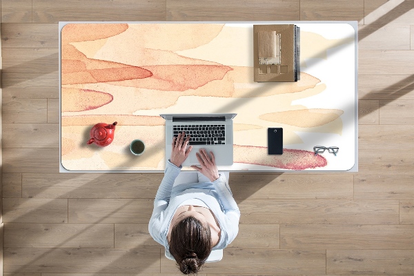 Sous main de bureau Lignes jaunes