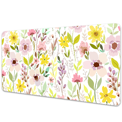 Tapis de bureau Fleurs colorées