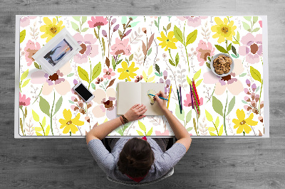 Tapis de bureau Fleurs colorées