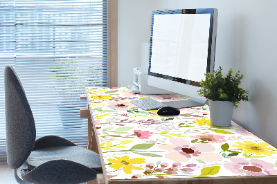 Tapis de bureau Fleurs colorées