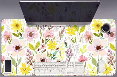 Tapis de bureau Fleurs colorées