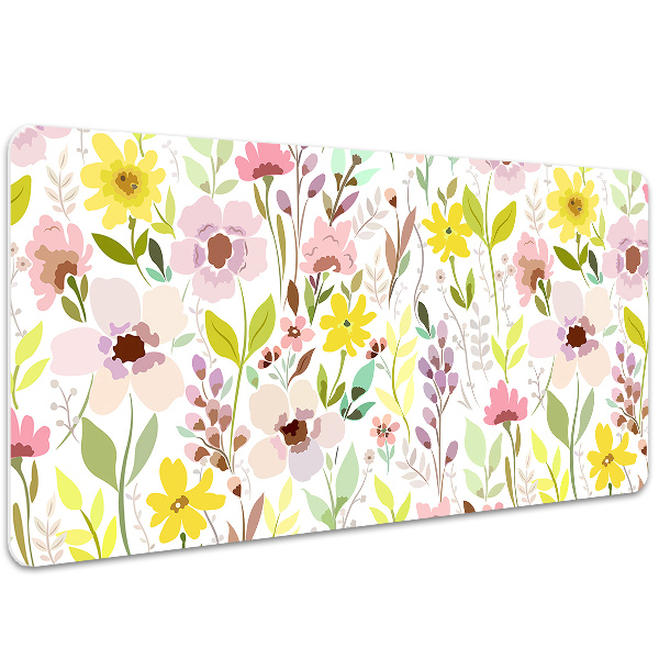 Tapis de bureau Fleurs colorées