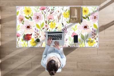 Tapis de bureau Fleurs colorées