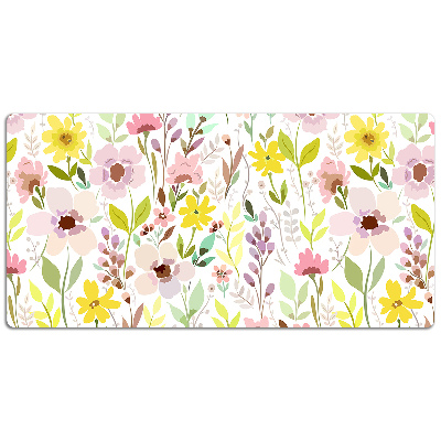 Tapis de bureau Fleurs colorées